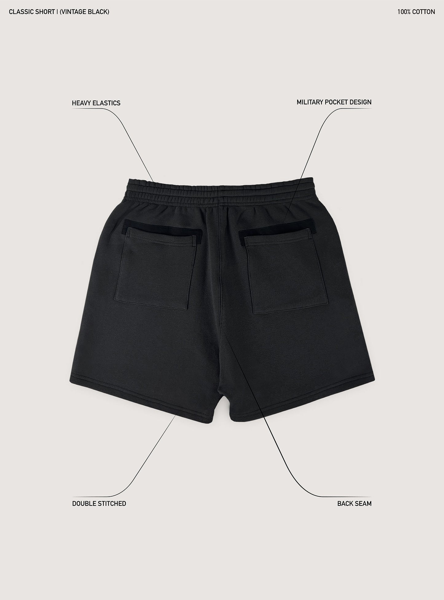 Men's Classic Shorts, Summer Shorts for Men