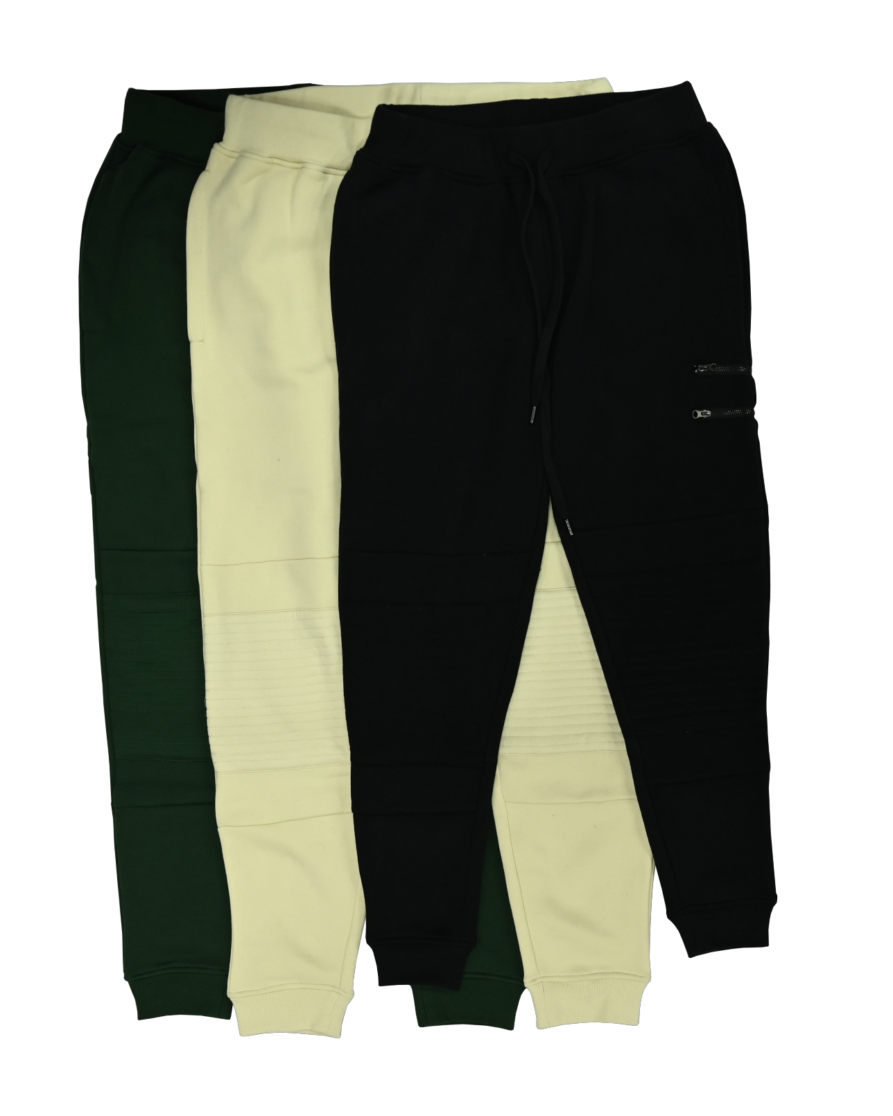 100% Cotton Men's Zipper Pockets Sweat Pants