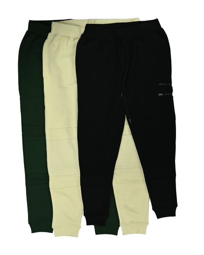 100% Cotton Men's Zipper Pockets Sweat Pants